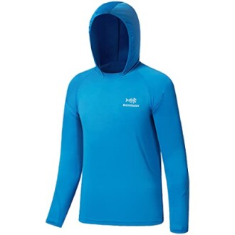 Bassdash Youth UPF50+ T Shirt with Hood