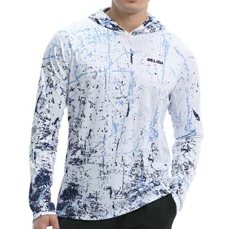 Men's UPF 50+ Sun Protection Hoodie Shirt