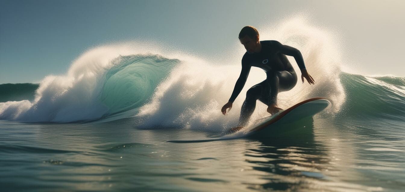 Surfing with UV Protective Sportswear