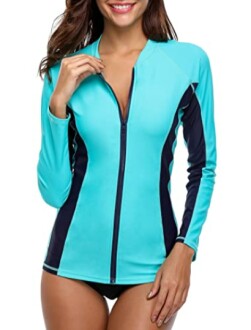 ATTRACO Women's Rashguard Swimsuit